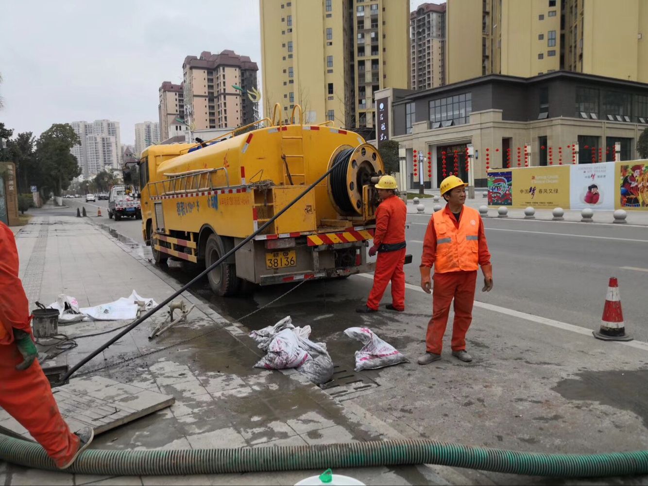 余姚排污管道清淤-管道清洗